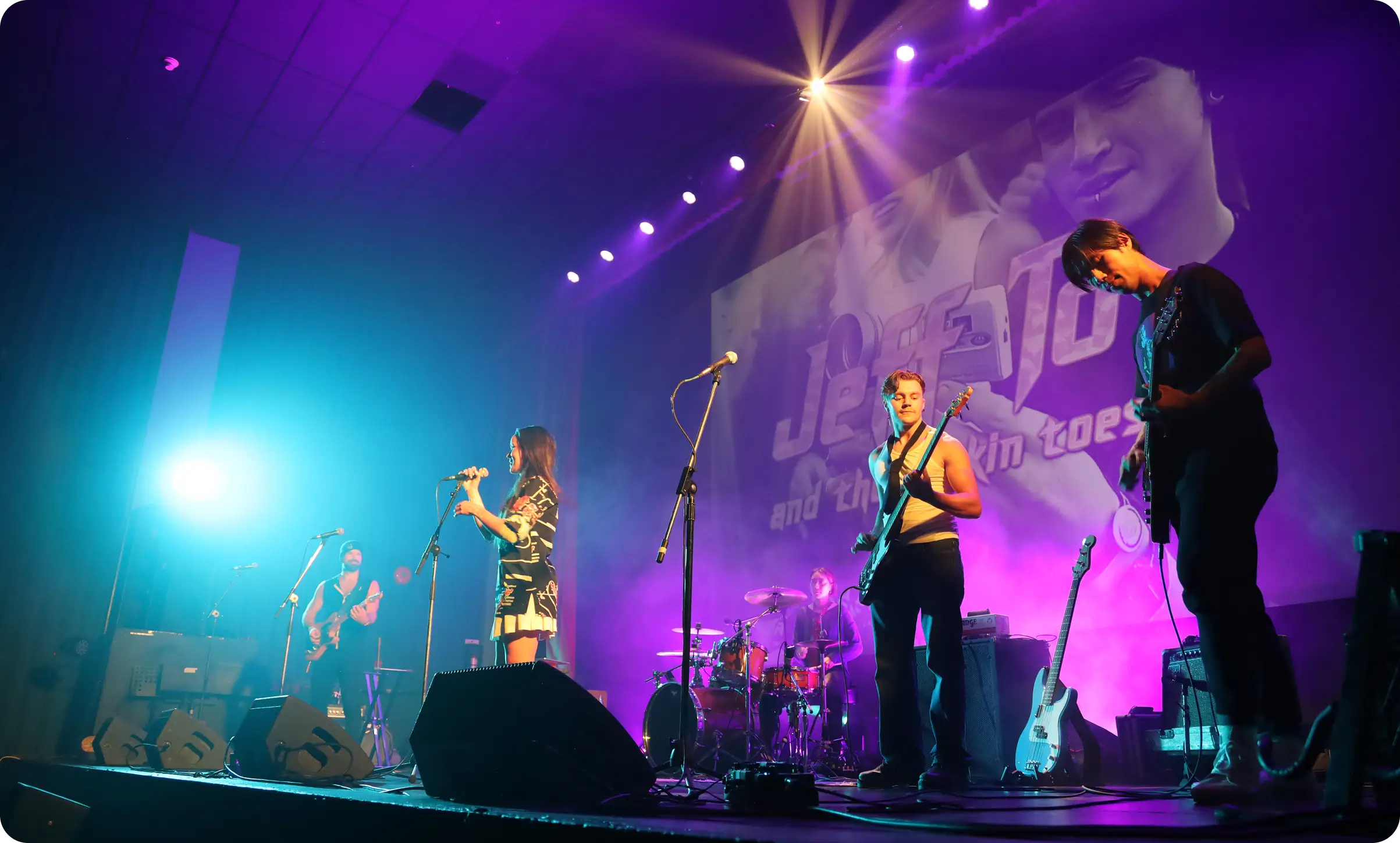 Battle of the Bands stage performance