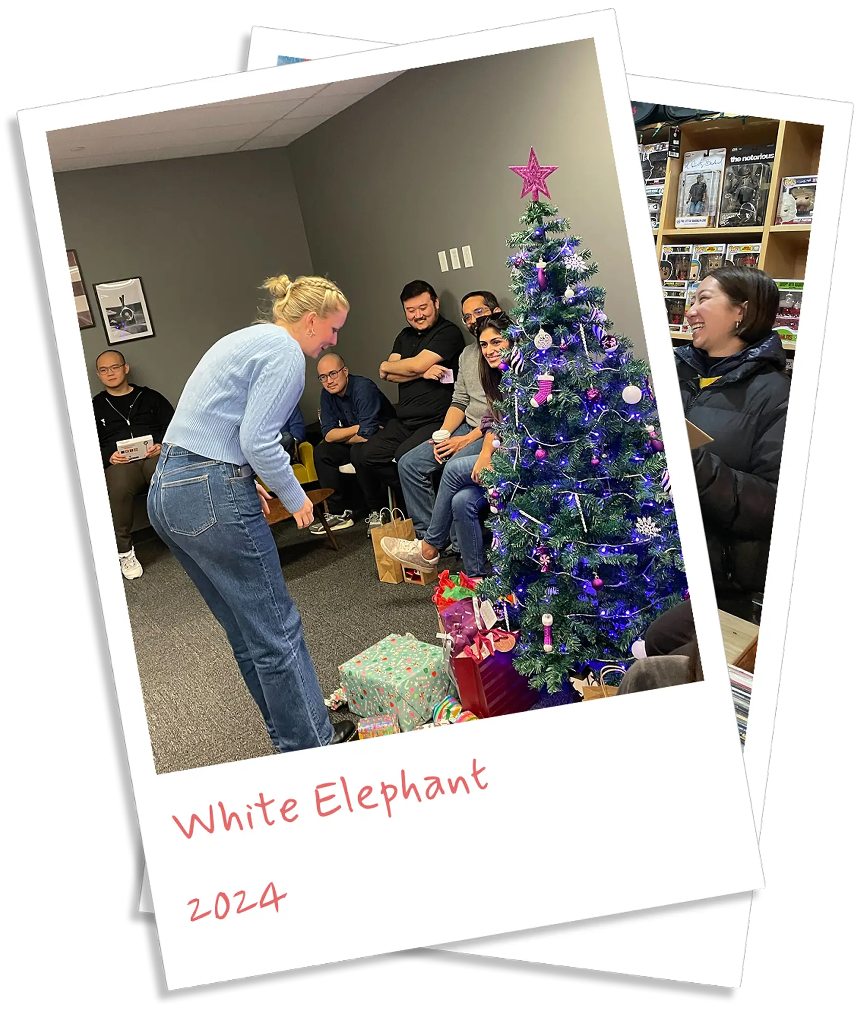 Behind Beatdapp polaroids